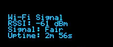 Screen 3 — Temperature and Power