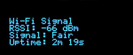 Screen 3 — Temperature and Power